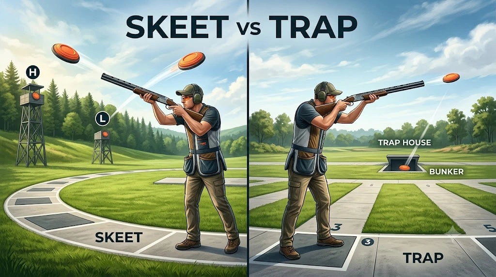 Skeet vs Trap: The Complete Guide to Choosing Your Shooting Sport Skeet vs Trap